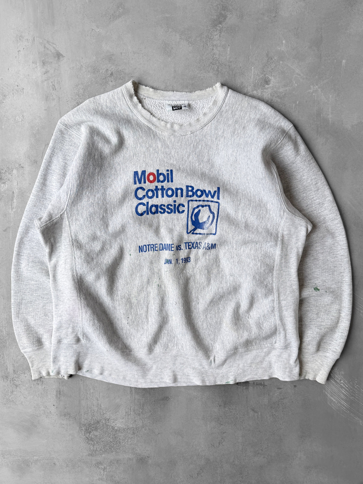 Distressed Cotton Bowl Sweatshirt '93 - XL