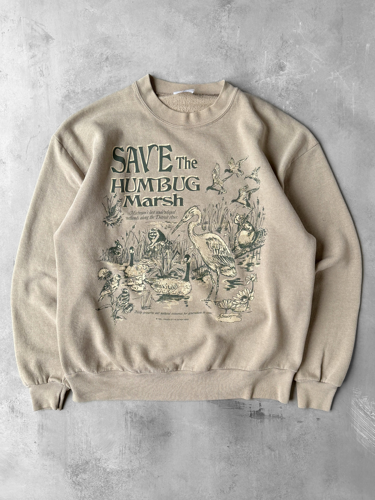 Save the Humbug Marsh Sweatshirt '99 - Medium / Large
