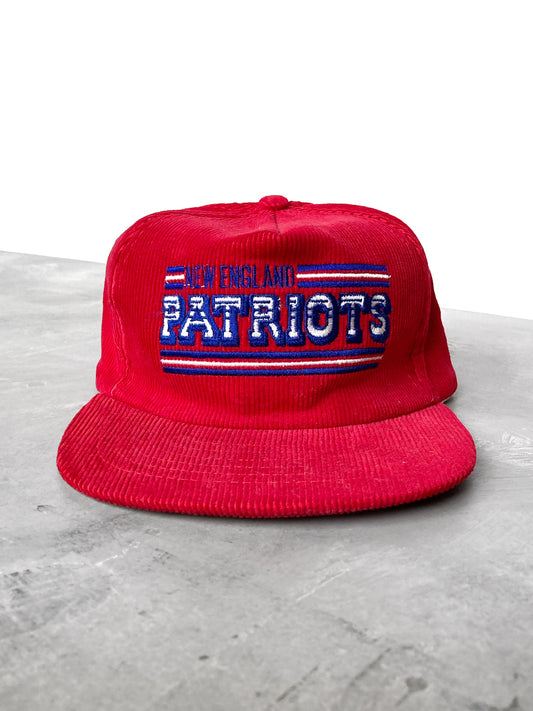 New England Patriots Corduroy Hat 80's