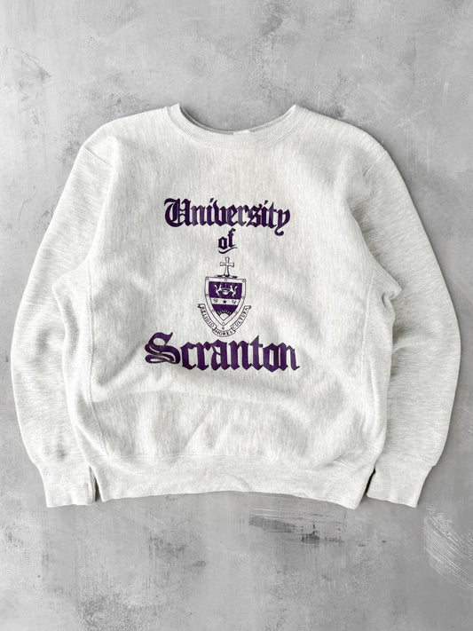 University of Scranton Sweatshirt 90's - Large