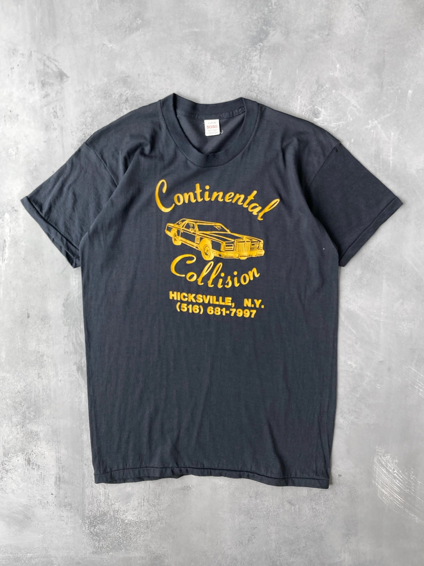 Continental Collision T-Shirt 80's - Large