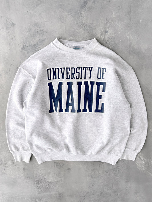 University of Maine Sweatshirt 90's - Large