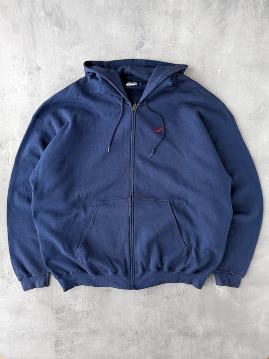 Nike Zippered Hoodie 90's - XXL