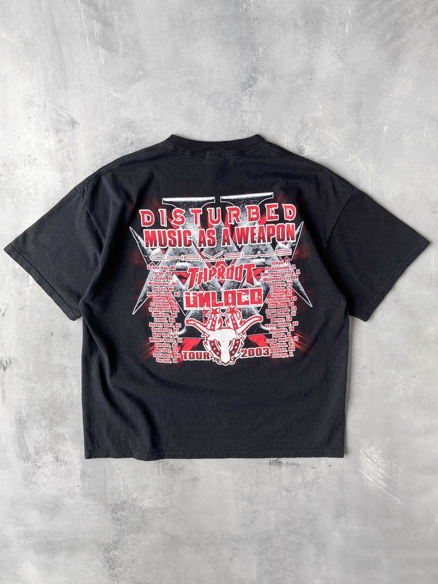 Disturbed Tour T-Shirt '03 - XL