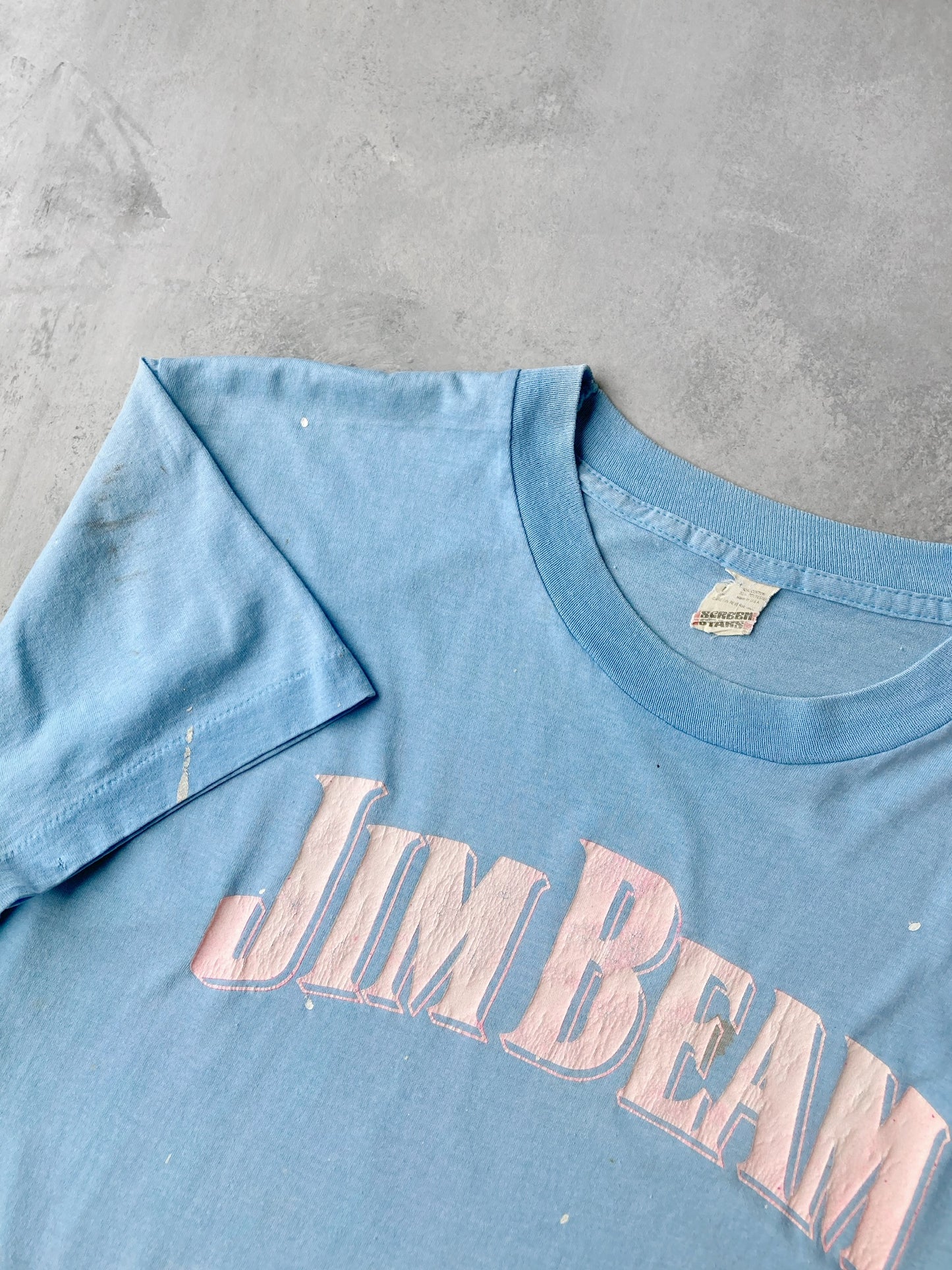Kenilworth Pub Jim Beam T-Shirt 80's - Large