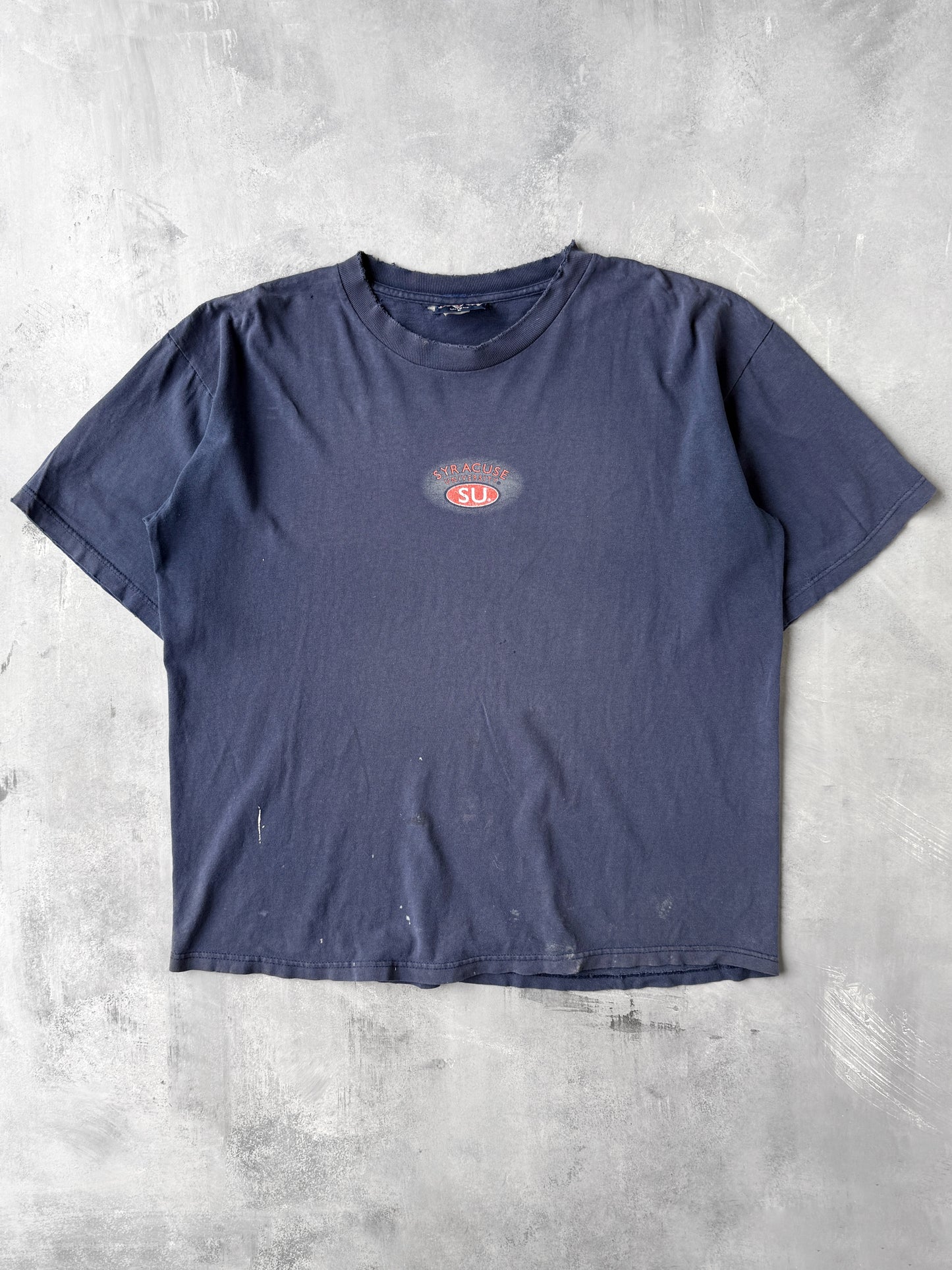 Syracuse University Distressed T-Shirt 90's - XL