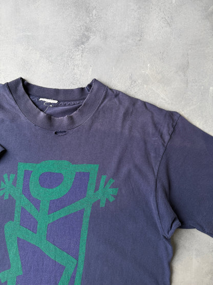 Syracuse Stick Figure T-Shirt 90's - Large