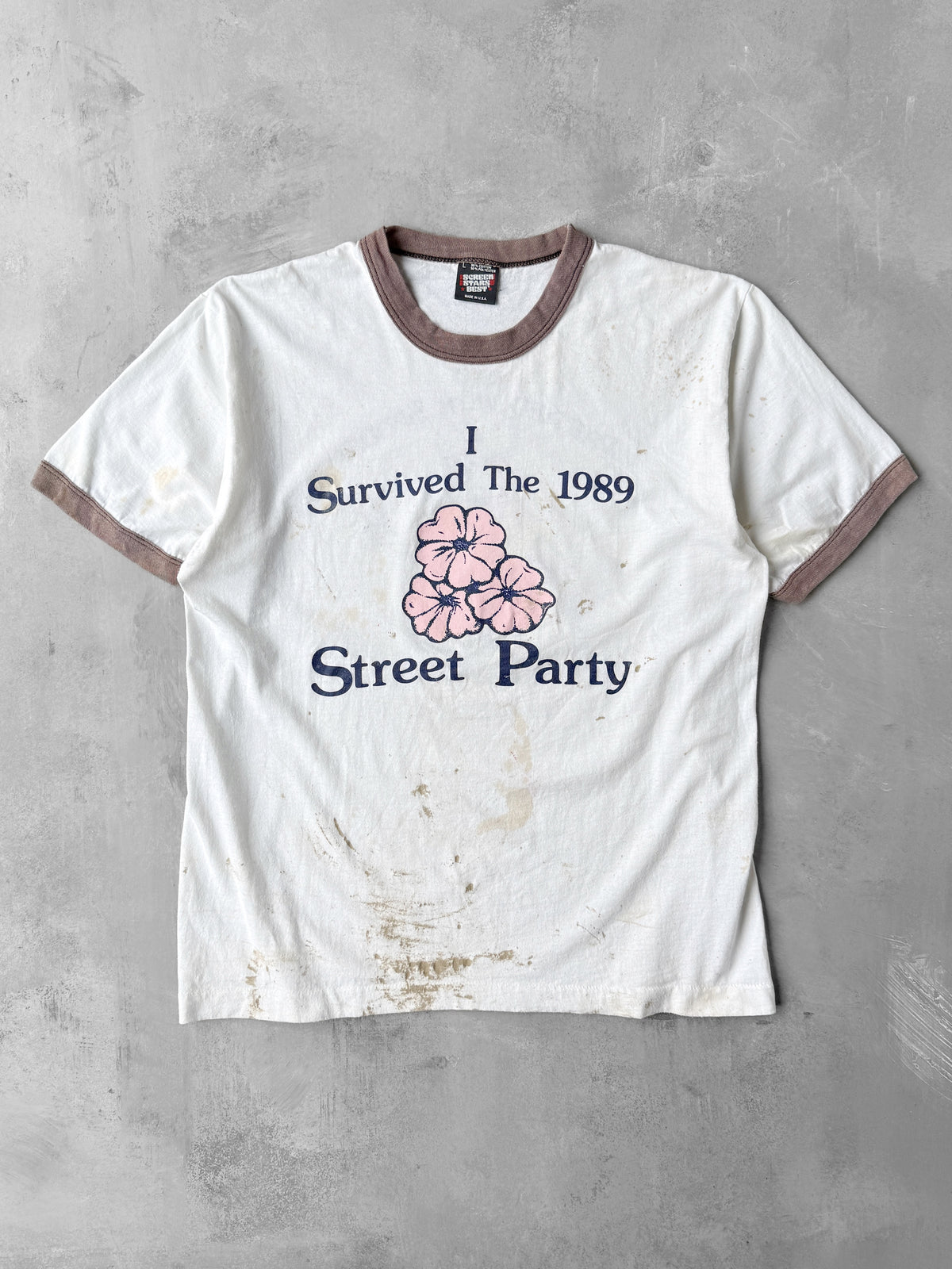 Street Party Ringer T-Shirt '89 - Medium