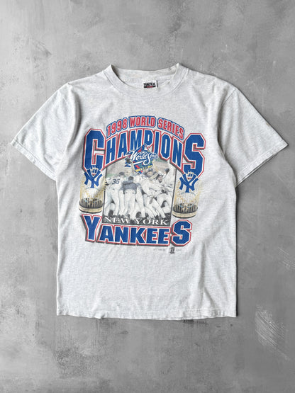 New York Yankees World Series T-Shirt '98 - Large