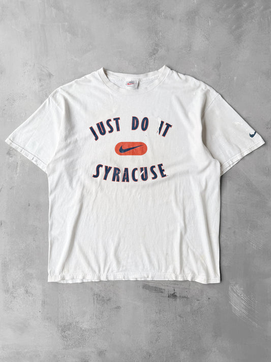 Syracuse University Nike T-Shirt 90's - Large