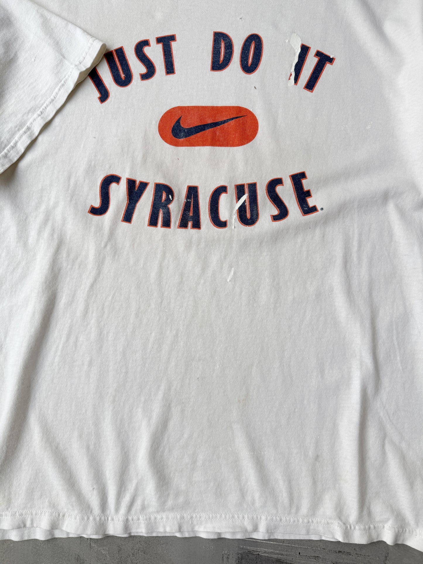 Syracuse University Nike T-Shirt 90's - Large