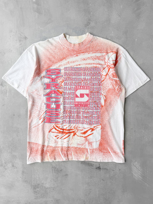 Syracuse University Basketball AOP T-Shirt 90's - XL
