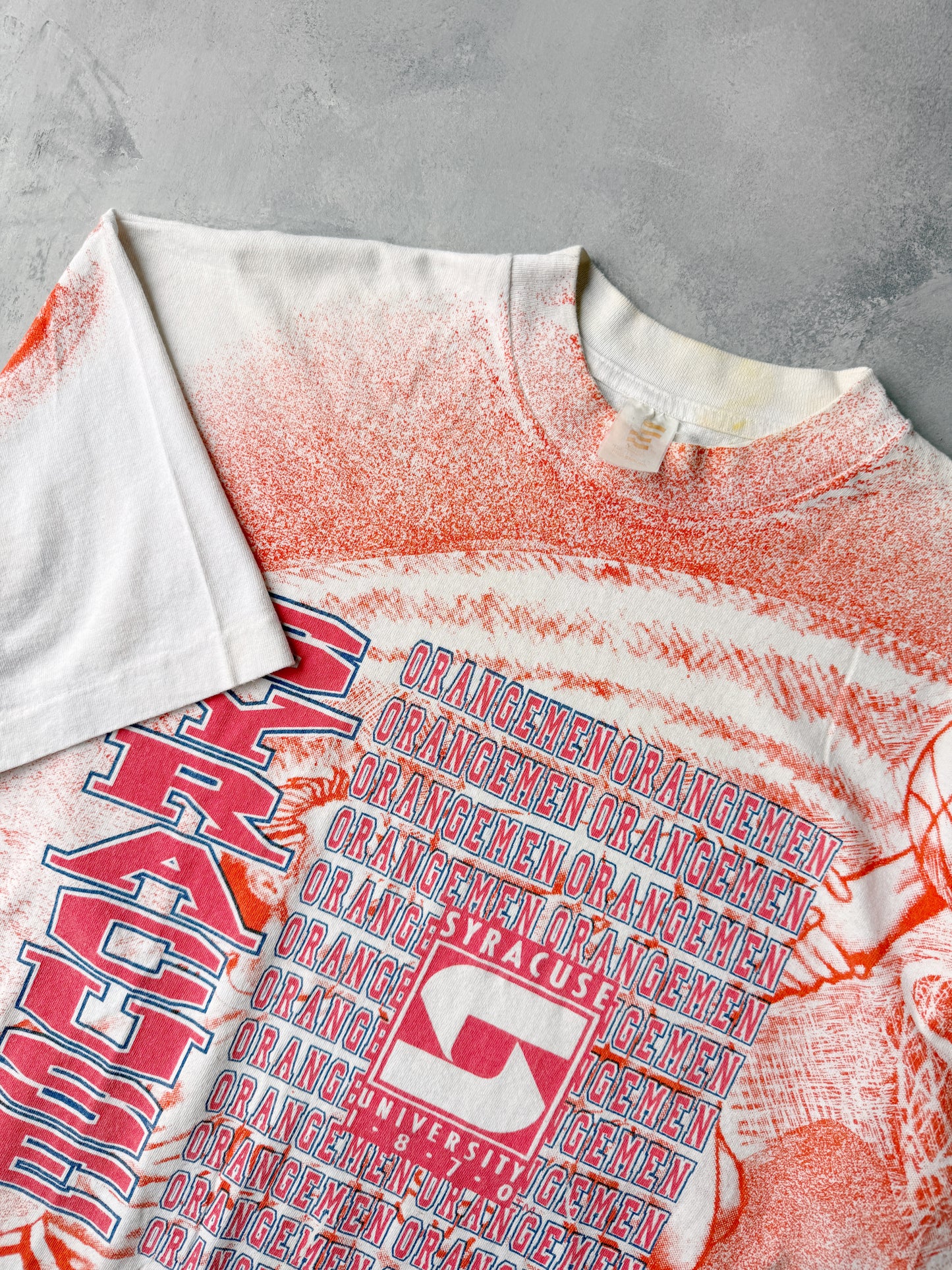 Syracuse University Basketball AOP T-Shirt 90's - XL