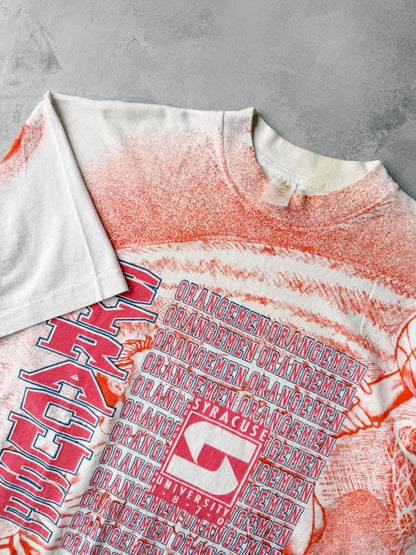 Syracuse University Basketball AOP T-Shirt 90's - XL