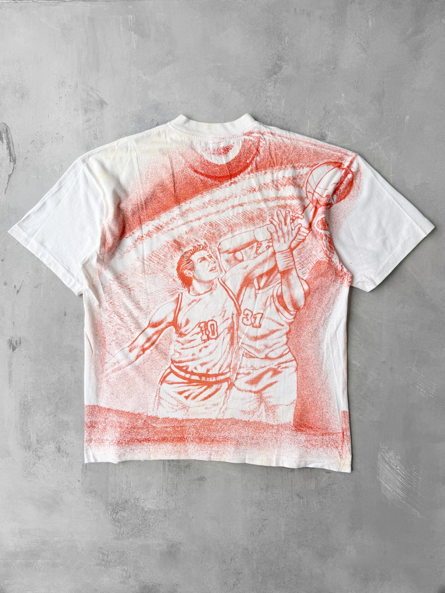 Syracuse University Basketball AOP T-Shirt 90's - XL