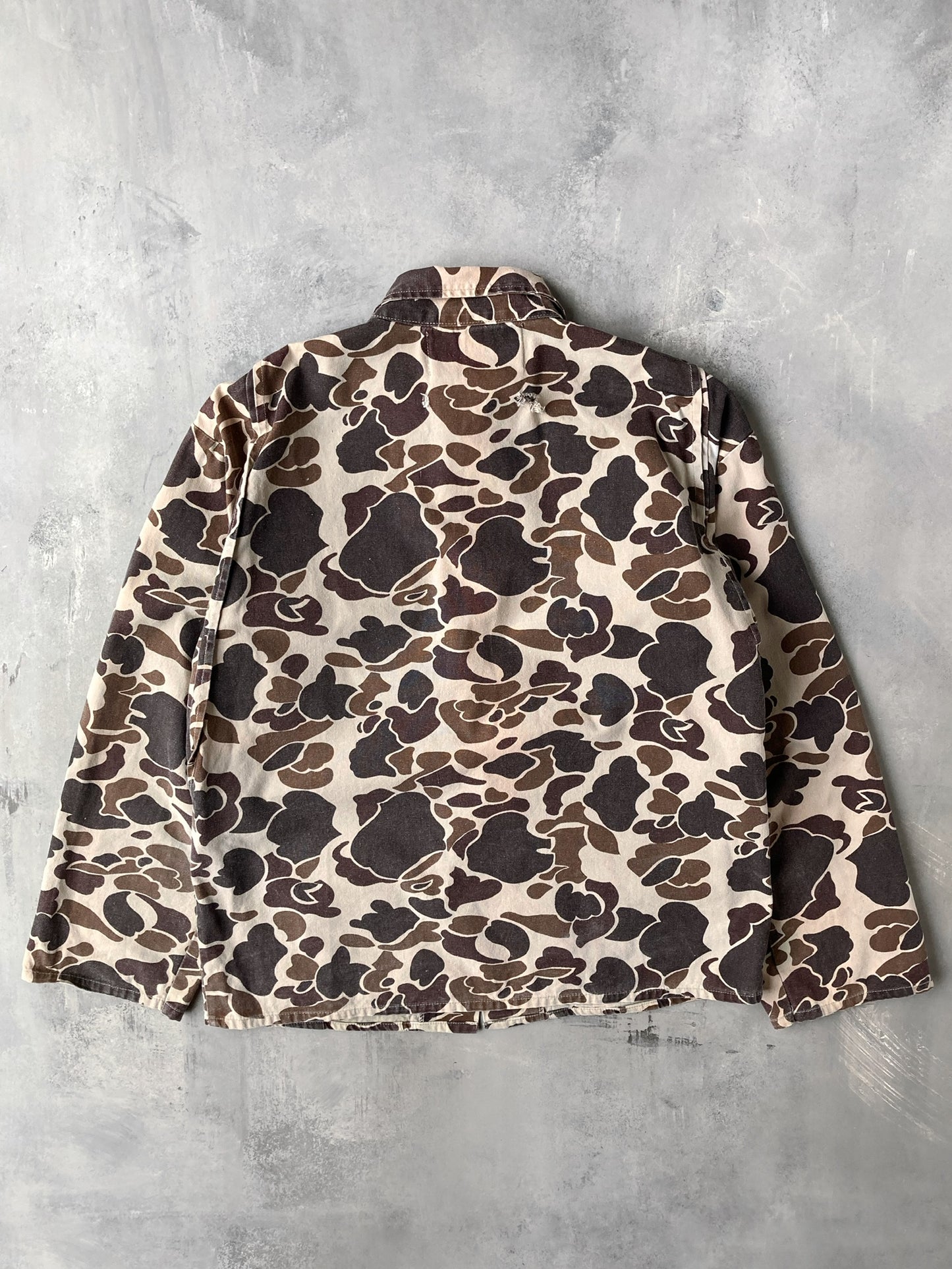 Camouflage Canvas Jacket 80's - Small