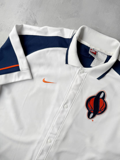 Syracuse University Nike Snap Up Top Warm Up Y2K - Large / XL