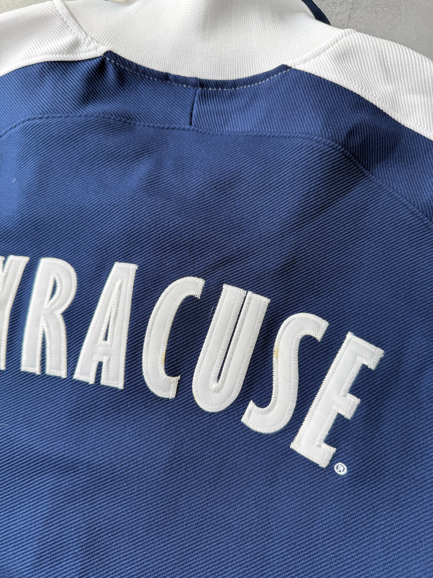 Syracuse University Nike Snap Up Top Warm Up Y2K - Large / XL
