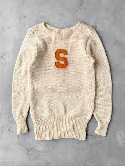 Syracuse University Varsity Sweater 60's - Small