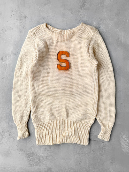 Syracuse University Varsity Sweater 60's - Small
