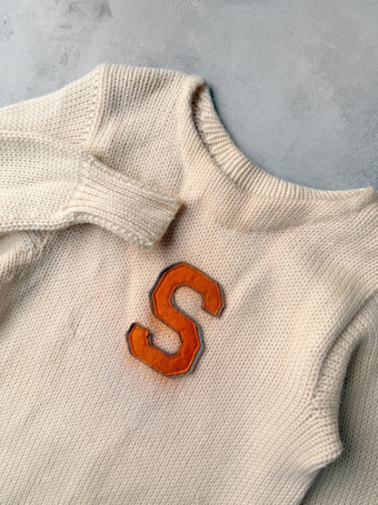 Syracuse University Varsity Sweater 60's - Small