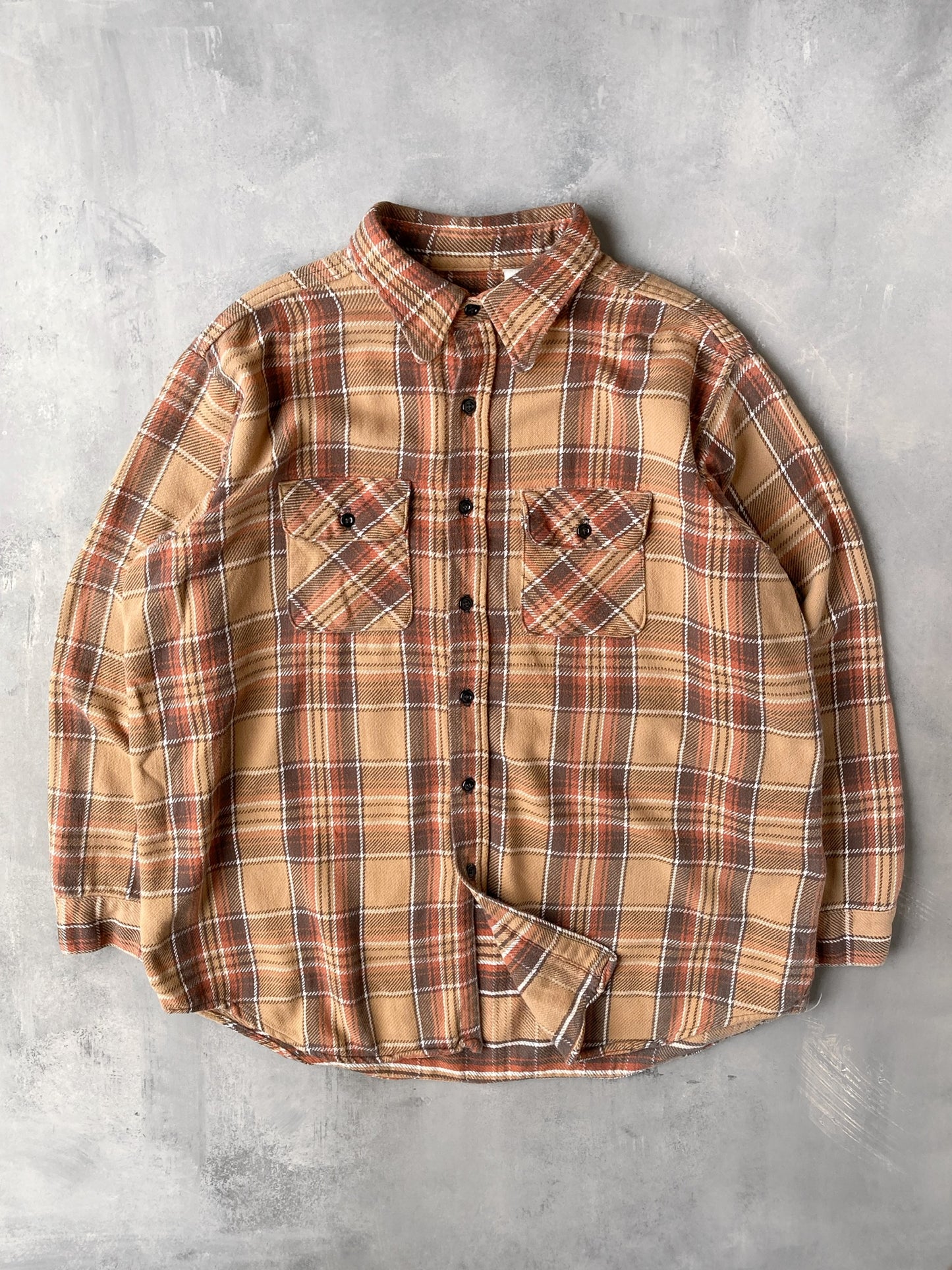 Plaid Flannel Shirt 80's - XL