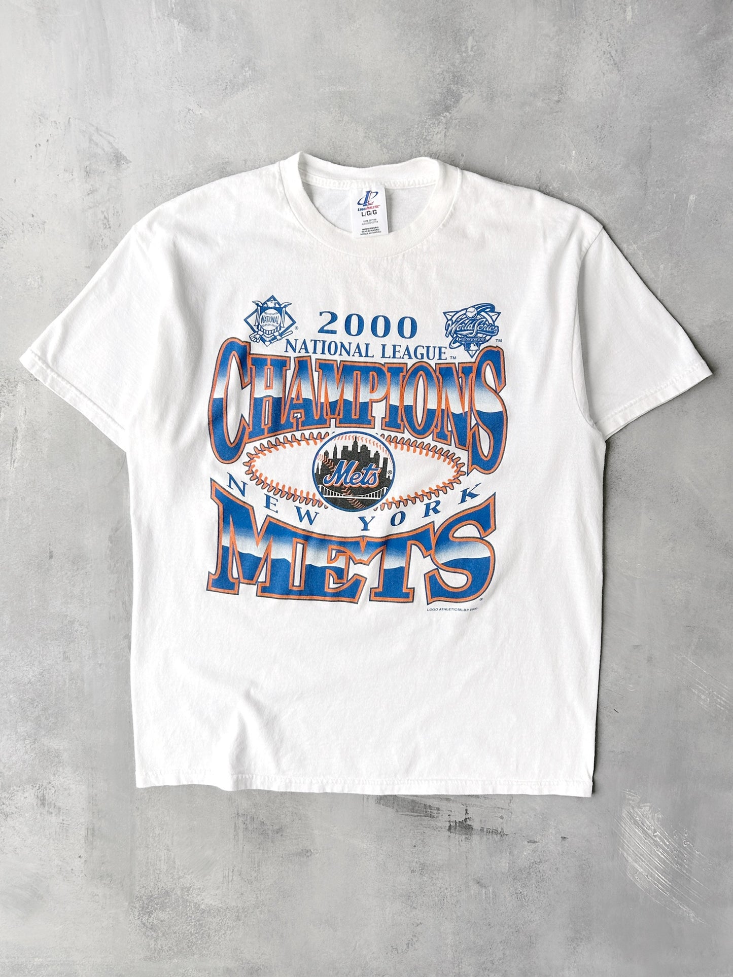 New York Mets NL Champs T-Shirt '00 - Large