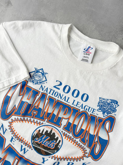 New York Mets NL Champs T-Shirt '00 - Large