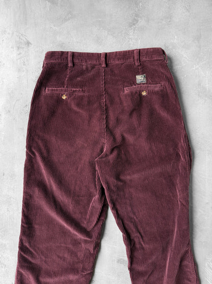 Maroon Corduroy Pants 90's - 32x29