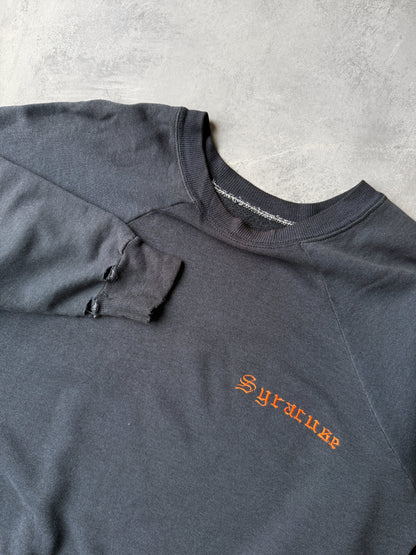 Distressed Syracuse University Sweatshirt 80's - Medium