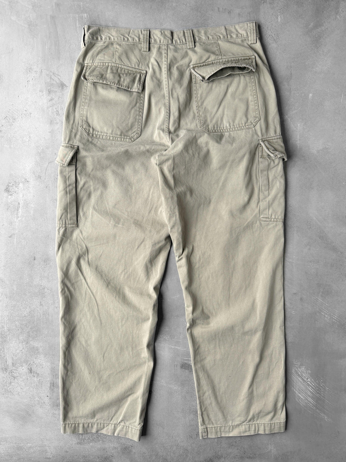 Khaki Cargo Pants Y2K - 34x32