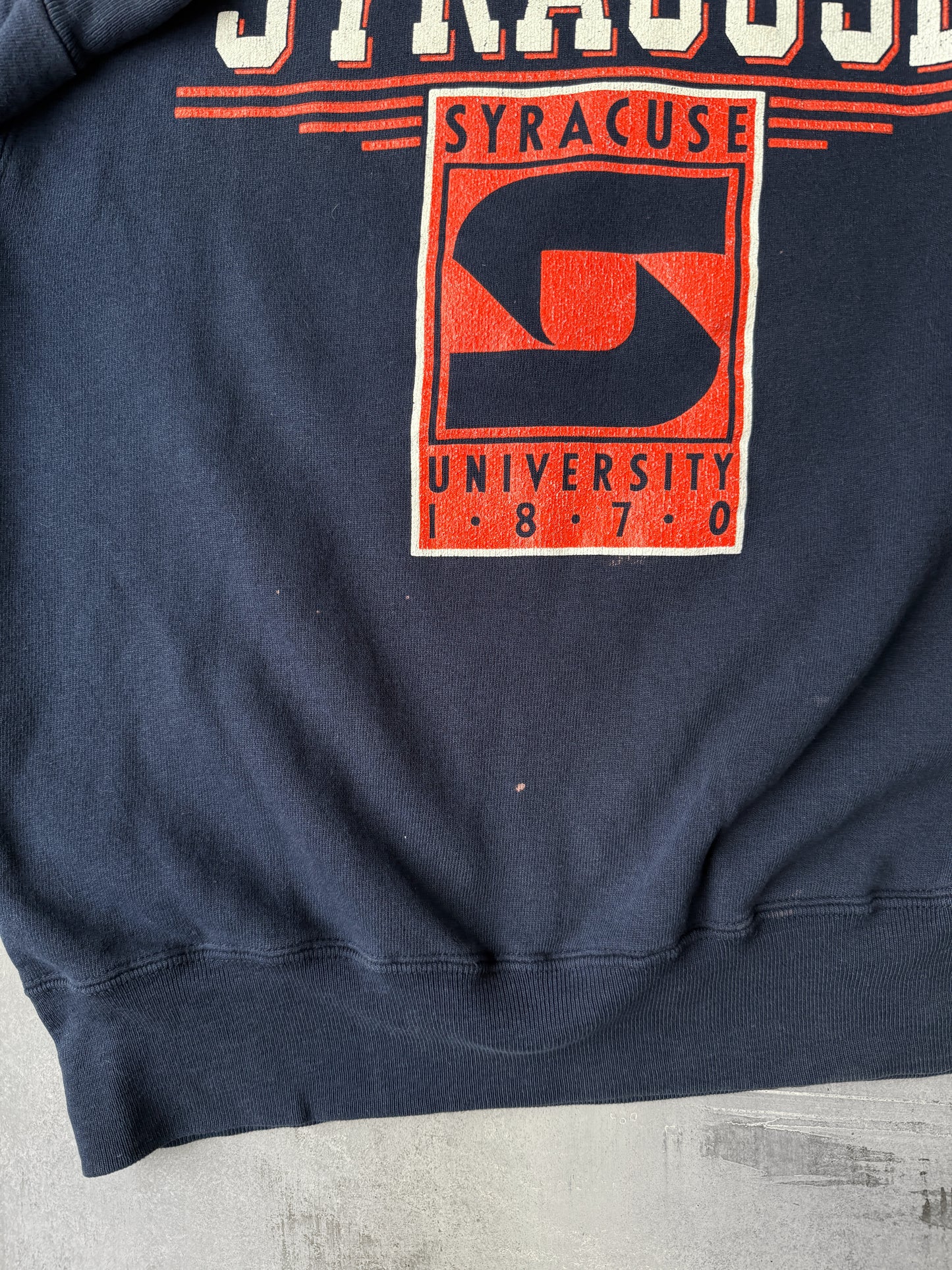 Syracuse University Sweatshirt 90's - Large