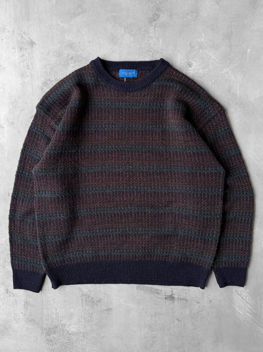 Dark Colors Sweater 90's - Large