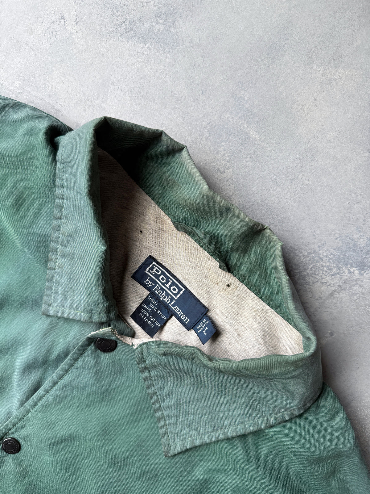 Polo Ralph Lauren Coach's Coat 80's - Large