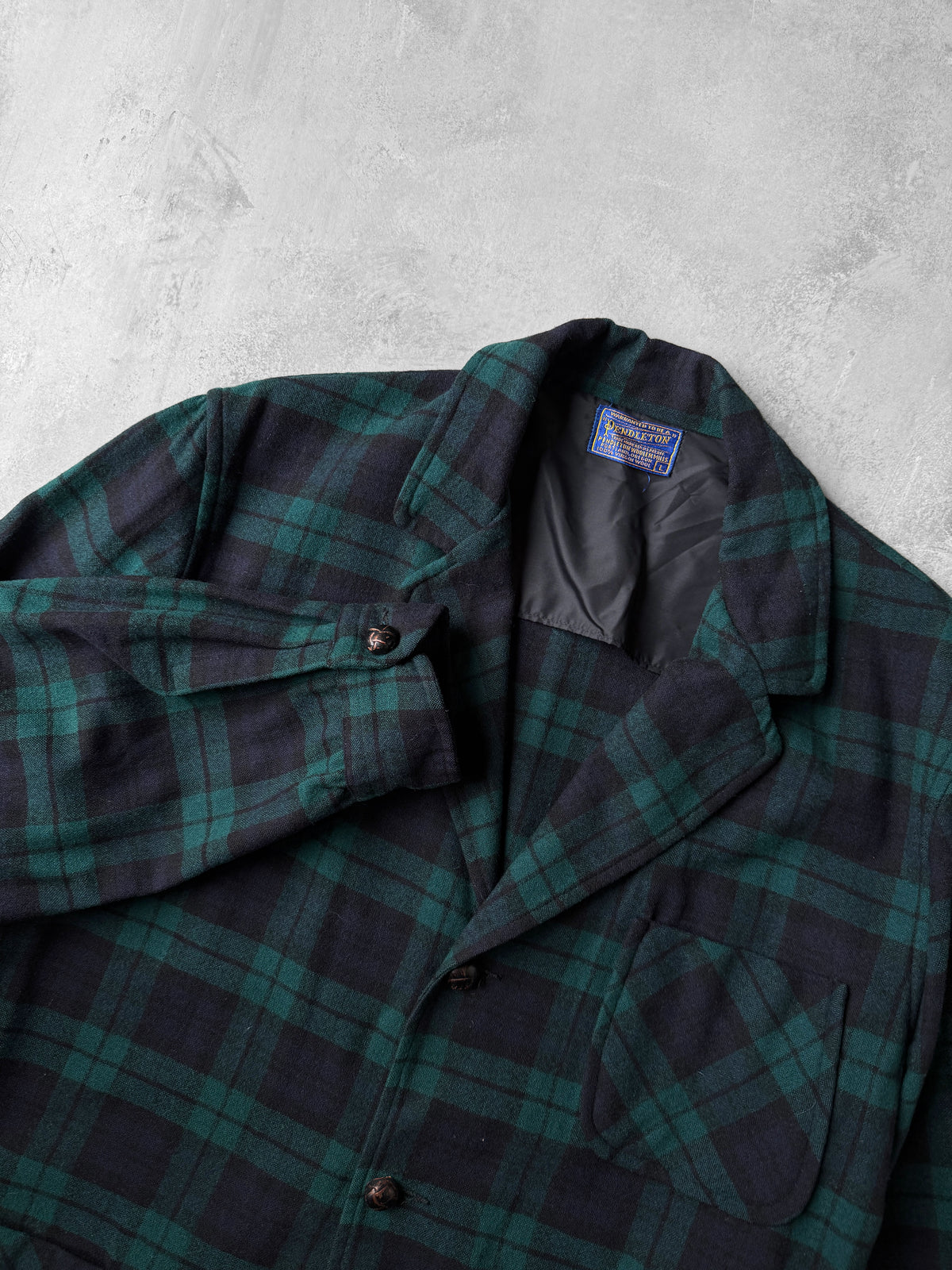 Pendleton Wool Jacket 70's - Large