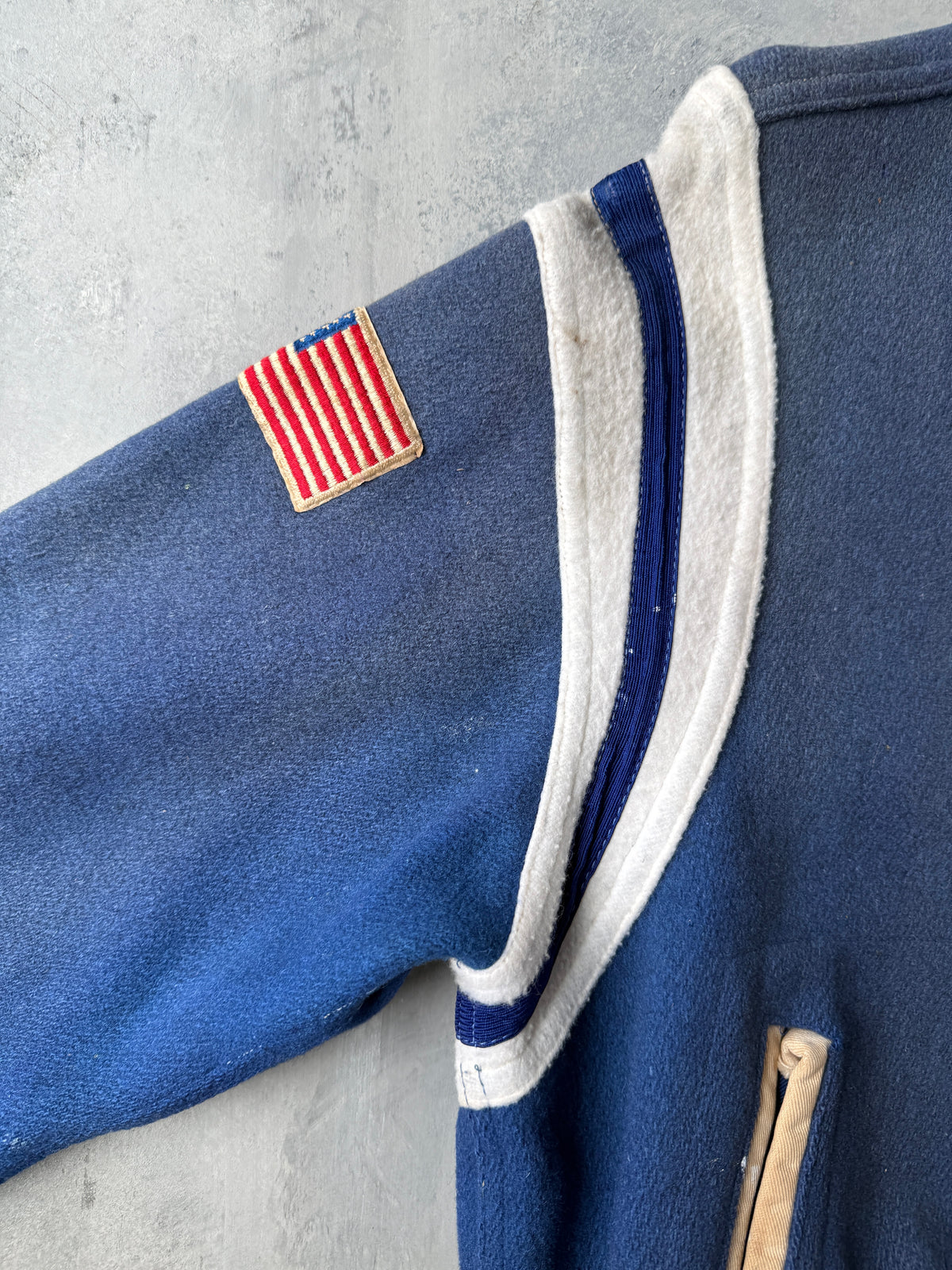 Wool Varsity Jacket 60's - Medium