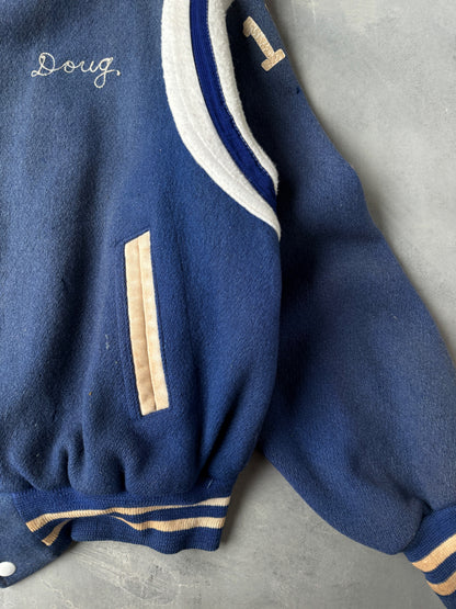 Wool Varsity Jacket 60's - Medium