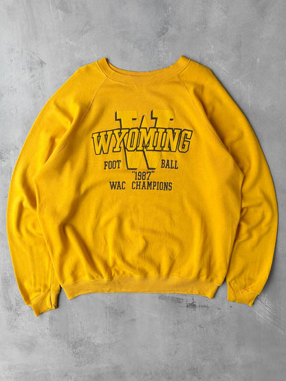 University of Wyoming Football Sweatshirt '87- XL