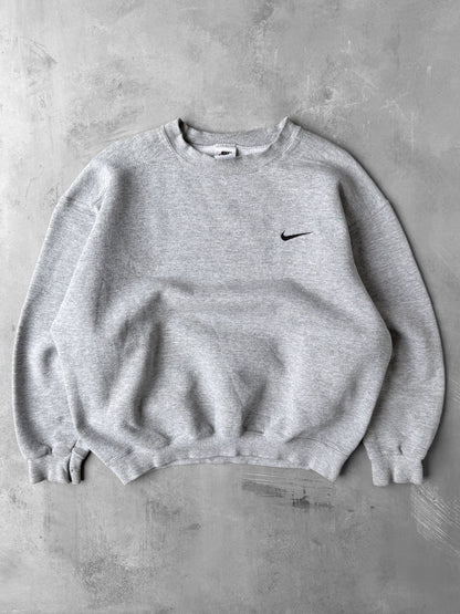 Heather Gray Nike Essential Sweatshirt 90's - Medium