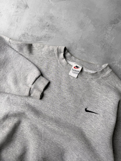 Heather Gray Nike Essential Sweatshirt 90's - Medium
