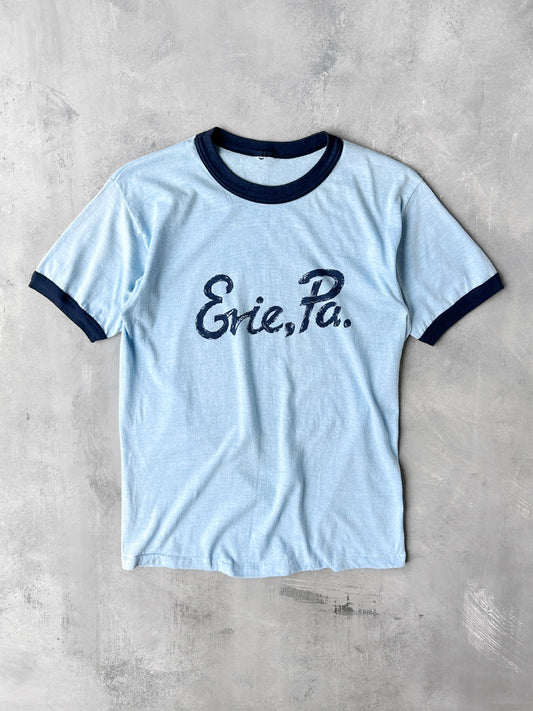Erie Ringer T-Shirt 80's - Medium