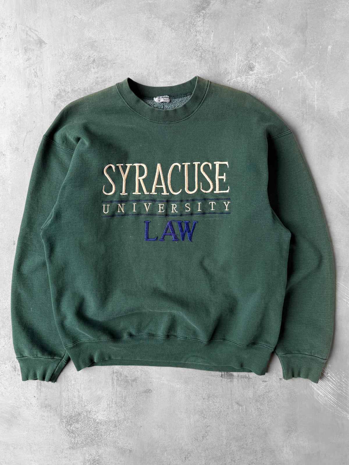 Syracuse University Law Sweatshirt 90's - Large