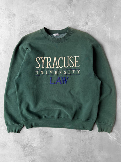 Syracuse University Law Sweatshirt 90's - Large