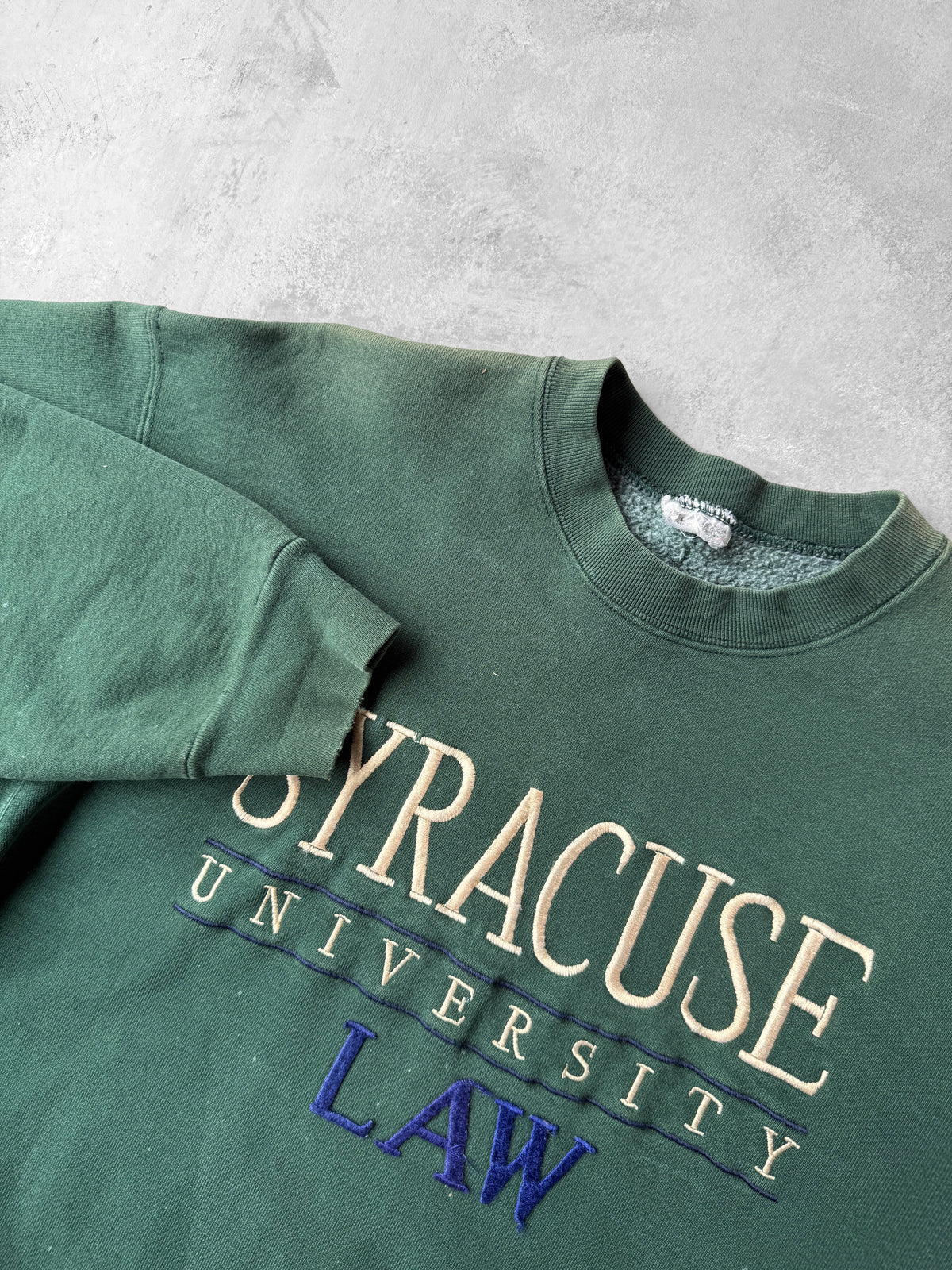 Syracuse University Law Sweatshirt 90's - Large