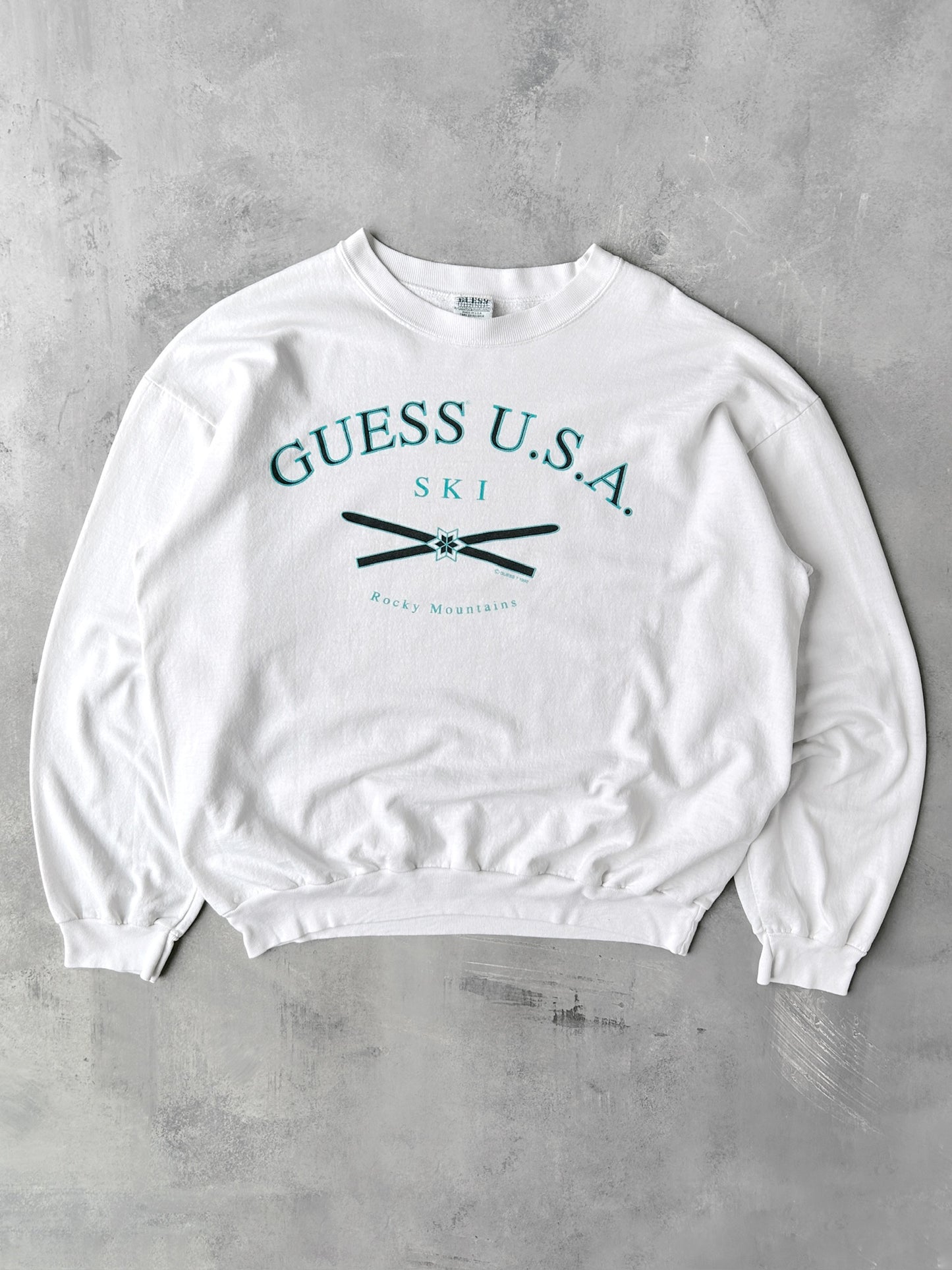 Guess USA Ski Sweatshirt '92 - Large