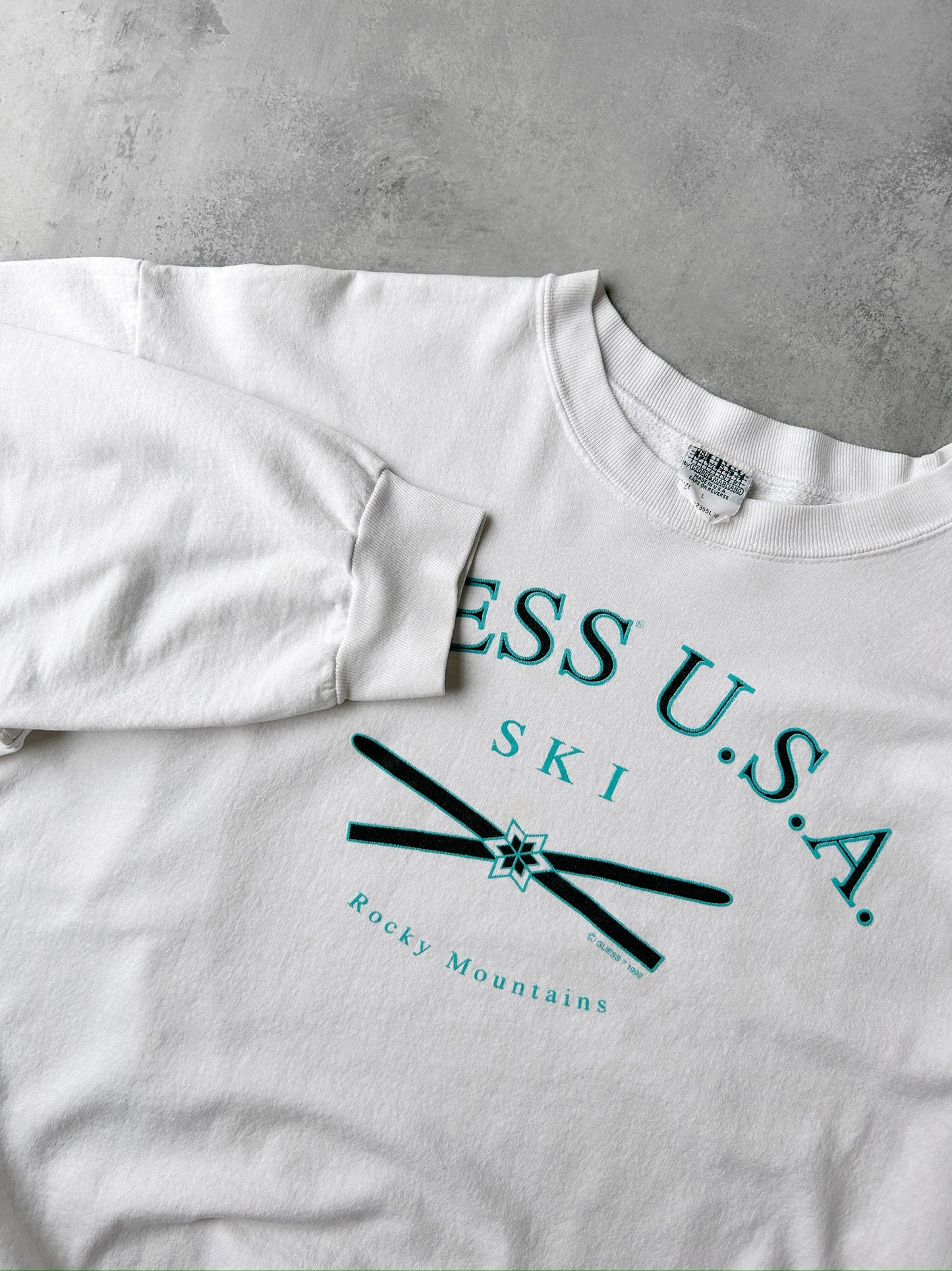 Guess USA Ski Sweatshirt '92 - Large