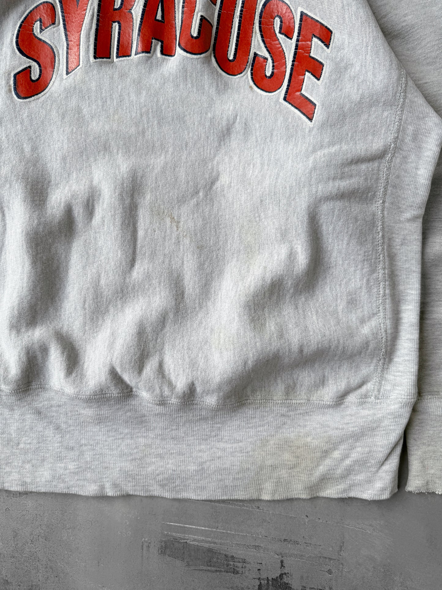 Syracuse University Reverse Weave Sweatshirt 90's - Medium