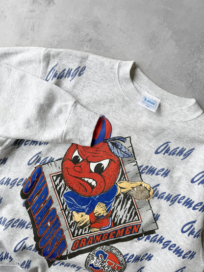 Syracuse University Angry Orange Sweatshirt 90's - Medium