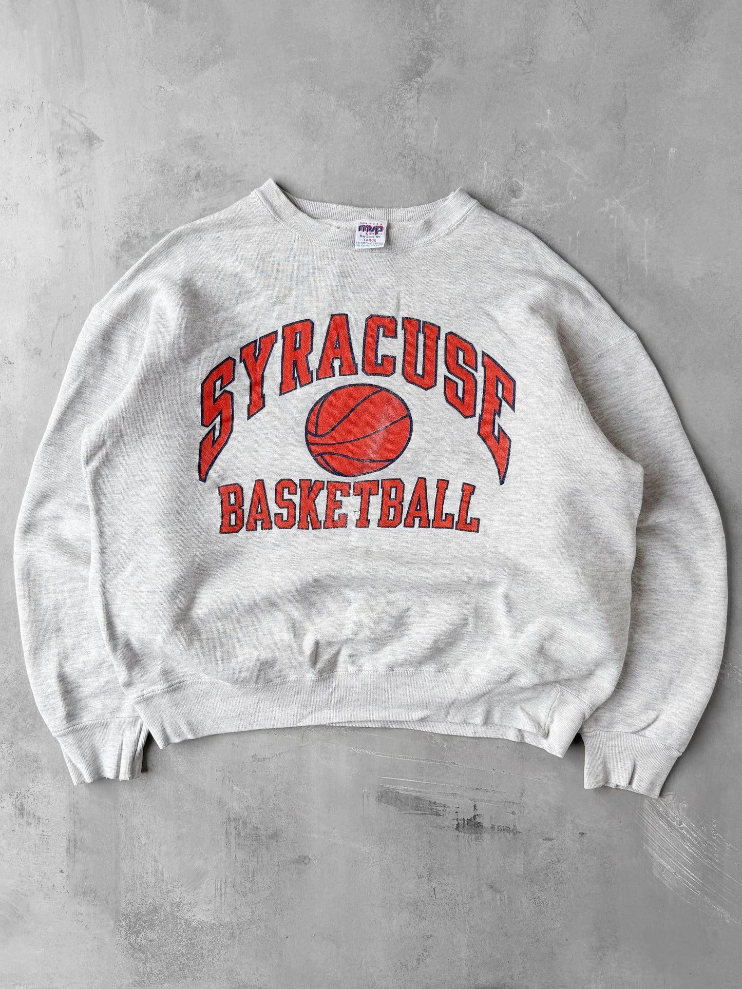 Syracuse University Basketball Sweatshirt 90's - Large