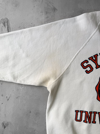 Syracuse University Crest Sweatshirt 80's - XL